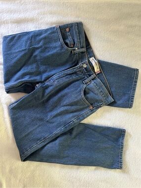 Levi's Men’s 505 Straight Jeans - Classic Blue Denim